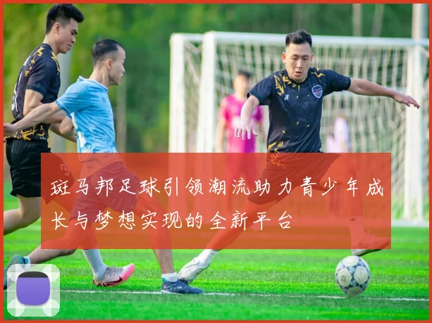 斑马邦足球引领潮流助力青少年成长与梦想实现的全新平台